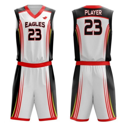 Custom Eagles Basketball Uniform Set