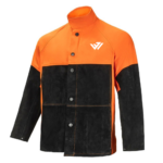 Heavy-duty orange and black split
