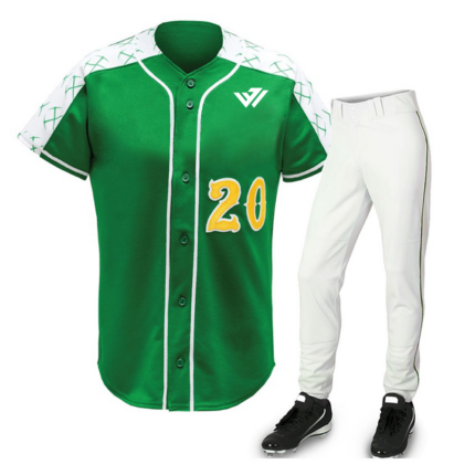 Custom Red Raglan Baseball Uniform Set | JACX Wears
