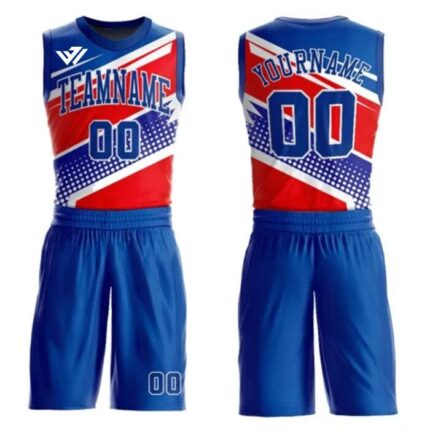 Custom Slash Panel Basketball Uniform Set