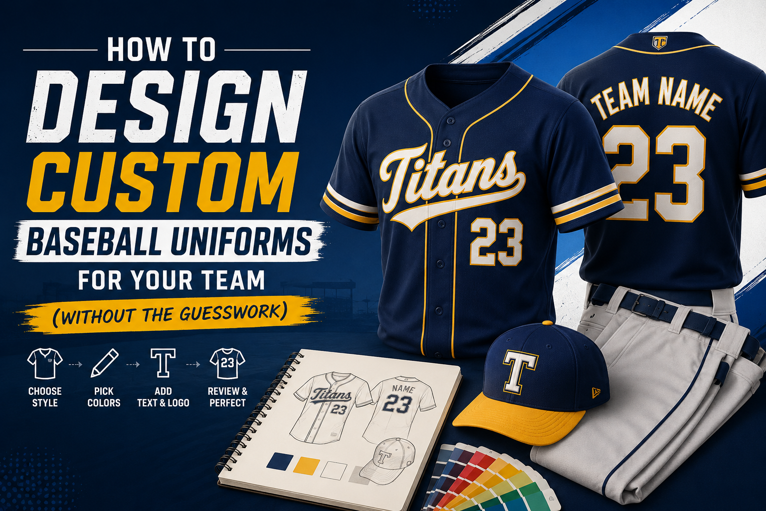 How to Design Custom Baseball Uniforms for Your Team