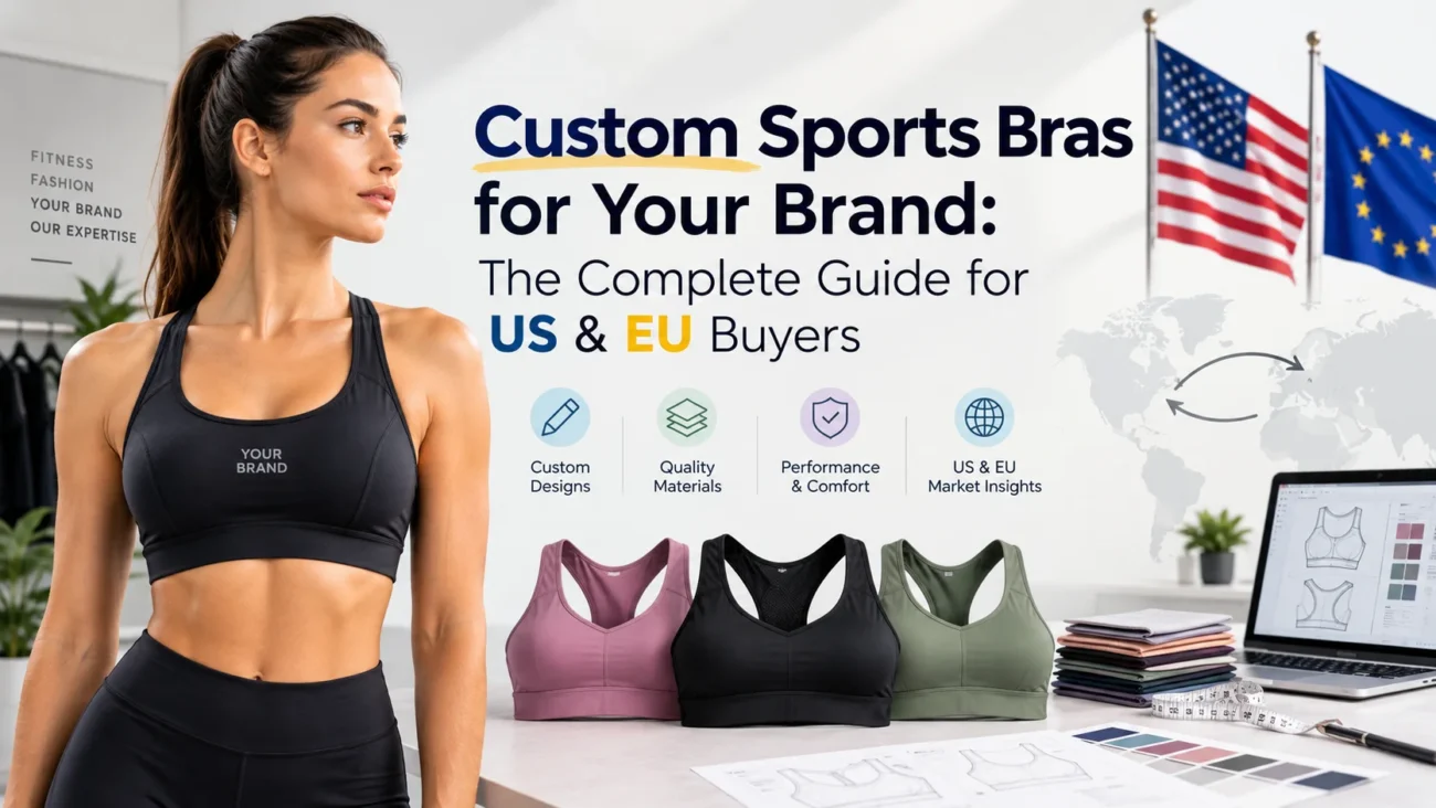 Custom Sports Bras for Your Brand: The Complete Guide for US & EU Buyers